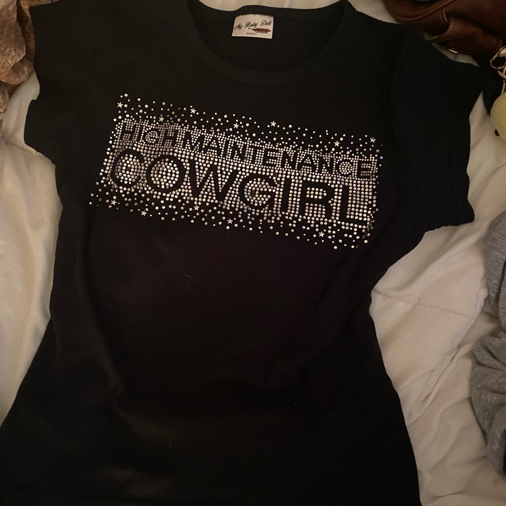 COPY - high maintenance cowgirl top